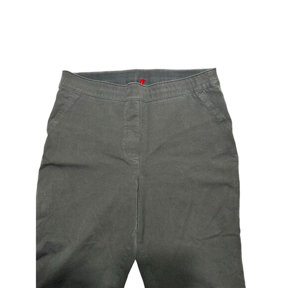 Spanx Polished‎ Black Pull On Ankle Pants Large Faded Black - Picture 3 of 9